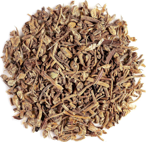 Valerian root (Valeriana officinalis) is an herb that has been used for centuries for its potential medicinal properties, particularly in the context of promoting relaxation and improving sleep. Here are some potential benefits associated with valerian root:

Sleep Aid: Valerian root is perhaps best known for its potential to improve sleep quality and help with insomnia. It is believed to interact with gamma-aminobutyric acid (GABA) receptors in the brain, promoting a calming effect and assisting in the induction of sleep. Some studies suggest that valerian may help reduce the time it takes to fall asleep and improve overall sleep quality.

Anxiety and Stress Reduction: Valerian root may have an anxiolytic (anxiety-reducing) effect, potentially helping to alleviate symptoms of stress and anxiety. This is thought to be related to its impact on GABA receptors in the central nervous system.

Mild Sedative Properties: Valerian is known for its mild sedative properties, which may contribute to its ability to induce relaxation and calmness. Some people use valerian as a natural remedy for mild tension and nervousness.

Menstrual Discomfort: Valerian root has been suggested as a remedy for relieving symptoms of premenstrual syndrome (PMS), including emotional symptoms and menstrual cramps. However, more research is needed to confirm its effectiveness in this regard.

Muscle Relaxant: Valerian root may have muscle-relaxant properties, making it potentially useful for conditions involving muscle tension and spasms.

It's important to note that while valerian root has a long history of use and some scientific support for its effectiveness in certain areas, more research is needed to fully understand its mechanisms of action and confirm its benefits. Additionally, individual responses to valerian can vary, and it may not be suitable for everyone.