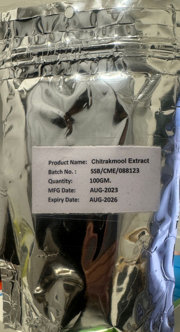Chitrakmool or Plumbago zeylanica Extract Powder 100g