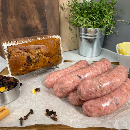 Bara Brith Sausage  Bara Brith Sausage