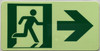 Sign Glow-In-the-Dark sticker-THE GLOWMARK LINE (RUNNING MAN RIGHT)
