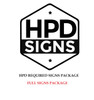 hpd signs package