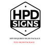hpd signs package