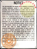 GAS BUILDING: 3 Family | FIREPROOF BUILDING - NON COMBUSTIBLE  | HPD required Signs Package (White, Aluminum)-El blanco Line