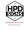hpd signs package