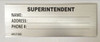 8 Family |Fireproof -NON Combustible | HPD required Signs Package (SILVER, Aluminum, COMES WITH DOUBLE SIDED TAPE)-The Silver Line