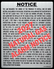 GAS BUILDING: 8 Family |Fireproof -NON Combustible | HPD required Signs Package (SILVER, Aluminum, COMES WITH DOUBLE SIDED TAPE)-The Silver Line