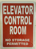 ELEVATOR CONTROL ROOM