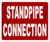 STANDPIPE CONNECTION SIGNAGE