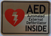 AUTOMATED EXTERNAL DEFIBRILLATOR SIGN- AED SIGN