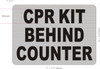 NYC CPR KIT BEHIND COUNTER SIGN FOR RESTURANT NYC