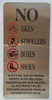 FD NO BIKES, STROLLERS BOXES, NO STOARGE IN HALLWAY SIGN