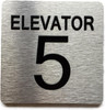 HPD ELEVATOR NUMBER 5 THE PARK AVE LINE SIGN