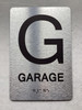FLOOR GROUNF SAFETY SIGN WITH RAISED LETTERS