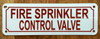 NYC FIRE SPRINKLER CONTROL VALVE SIGN