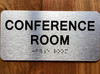 CONFERENCE ROOM COMPLIANCE SIGN WITH RAISED LETTERS