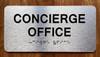 HPD CONCIERGE OFFICE SIGN WITH RAISED LETTERS