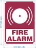 FD FIRE ALARM SIGN