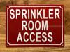 NYC SPRINKLER ROOM ACCESS SIGN