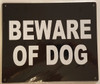 BEWARE OF DOG