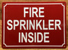 FIRE SPRINKLER INSIDE SIGN