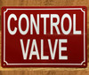 CONTROL VALVE COMPLIANCE SIGN