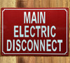 FD MAIN LINE DISCONNECT SWITCH FOR ELEVATORS SIGN