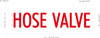 FD HOSE VALVE STICKER/DECAL NYC HPD SIGN