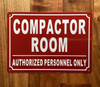 NYC COMPACTOR ROOM SIGN