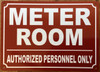 HPD METER ROOM SIGN
