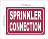 HPD SPRINKLER CONNECTION SIGN