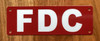FDC SAFETY SIGN