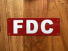 FDC COMPLIANCE SIGN