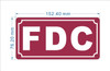 FD FDC SIGN/FIRE DEPARTMENT CONNECTION SIGANGE