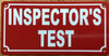INSPECTORS TEST SIGN