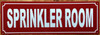 FD SPRINKLER ROOM SIGN