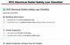 NYC Electrical Outlet Safety Law – Summary (Local Law 39 of 2015, PDF FILE )