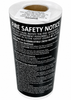 100 PCS Fire Safety Notice Sticker Roll –  DOOR FIRE SAFETY NOTICE -NON FIRE PROOF BUILDING  (COMBUSTIBLE, Stickers SIZE 6X9, Black)