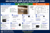 how to install elevator floor number signs