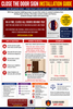 in a fire CLOSE THE DOOR SIGN NYC ADMINISTRATIVE CODE §15-135