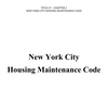 NYC HPD Mold Violations all you need to know – Complete Guide for Property Owners ( pdf )