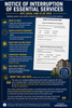 NYC Notice of Interruption of Essential Services | Local Law 47 of 2015 Flyer PDF (2026 vJULY)