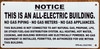 HPD ALL ELECTRIC BUILDING SIGN