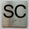 Elevator floor number/ elevator Jamb plate SC Sign