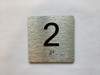 Elevator Floor Number / Elevator Jamb Plate 2 Compliance Sign