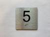 Elevator Floor Number / Elevator Jamb Plate 5 Hpd  Sign