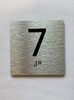 Elevator Floor Number / Elevator Jamb Plate 7 Safety Sign