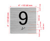 Elevator Floor Number / Elevator Jamb Plate 9 Hpd Sign