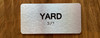 Yard Sign with Raised Letters & Grade 2 Braille Sign