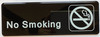 NO SMOKING Restaurant Sign