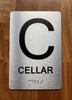 FLOOR C CELLAR Safety Sign